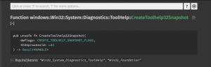 CreateToolhelp32Snapshot